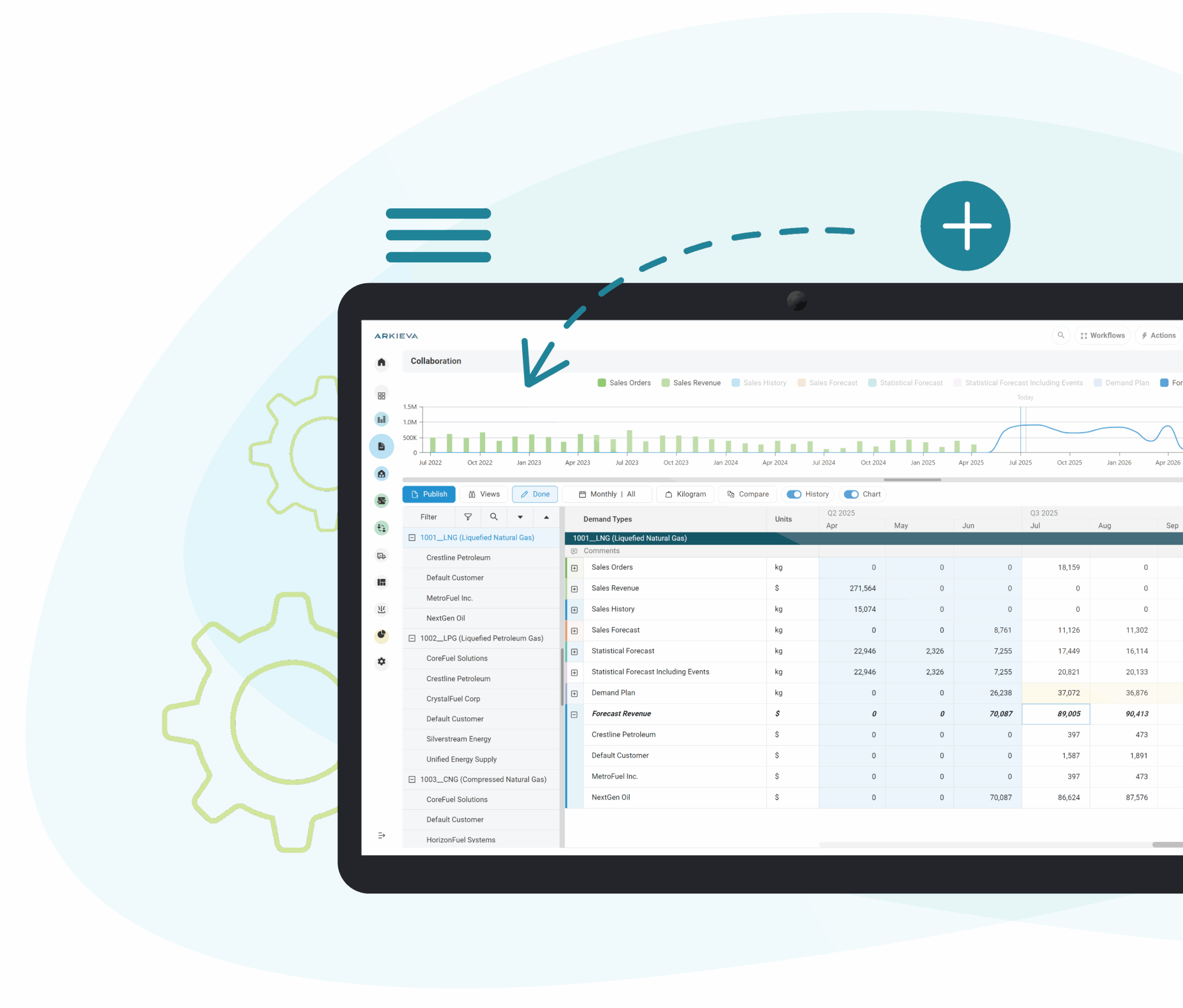 financial planning screenshot
