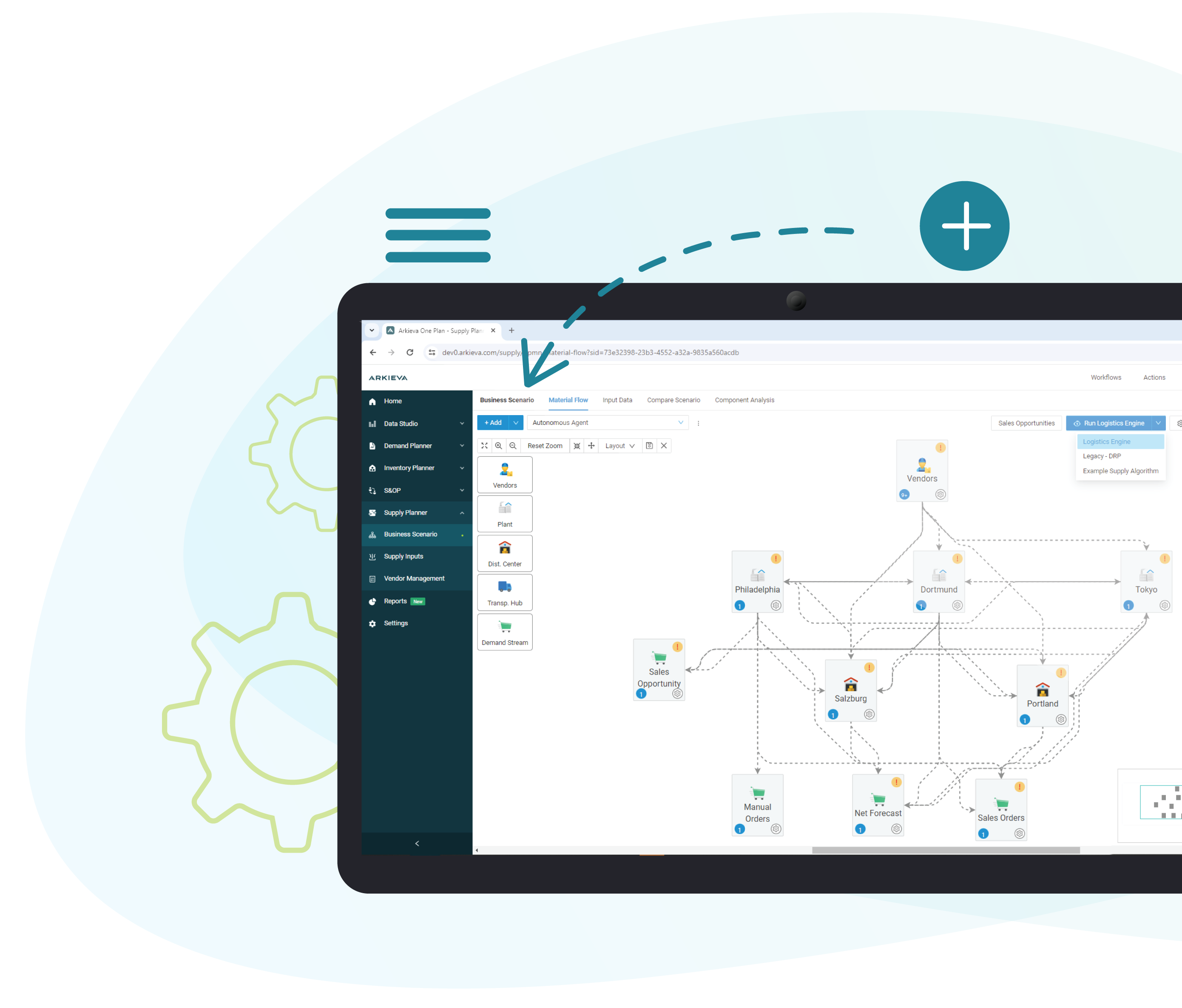 supply planning screenshot