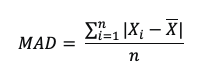Mean Absolute Definition MAD graphic2