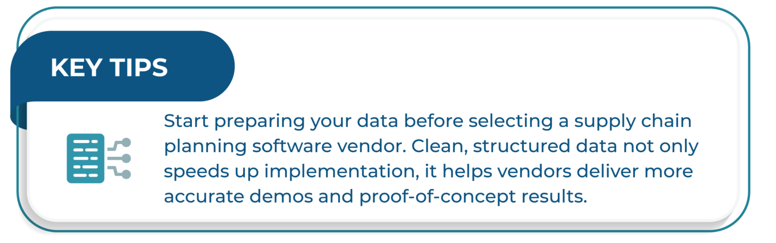 Data Readiness Checklist for Supply Chain Planning Software