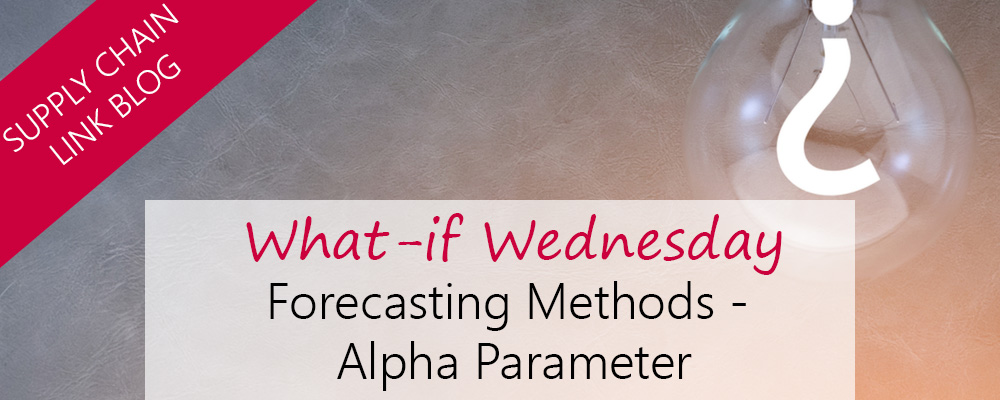 forecasting simulation -alpha parameter