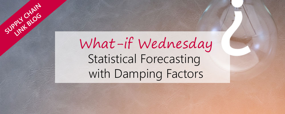 satistical forecast damping scenario