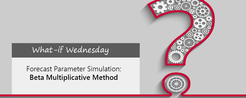statistical forecasting method: what if scenario analysis forecasting beta multiplicative